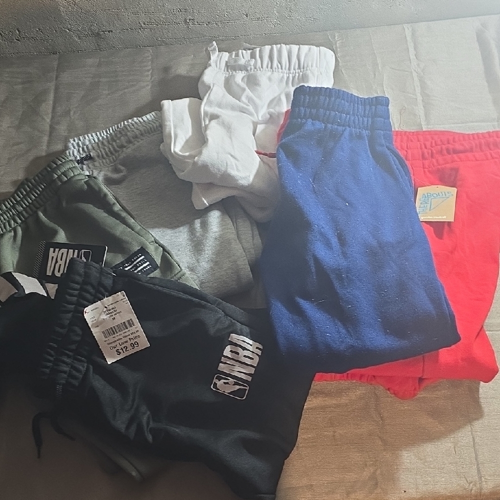 NBA Kids Sweatpants Set - Black, Green, Blue, Red, White